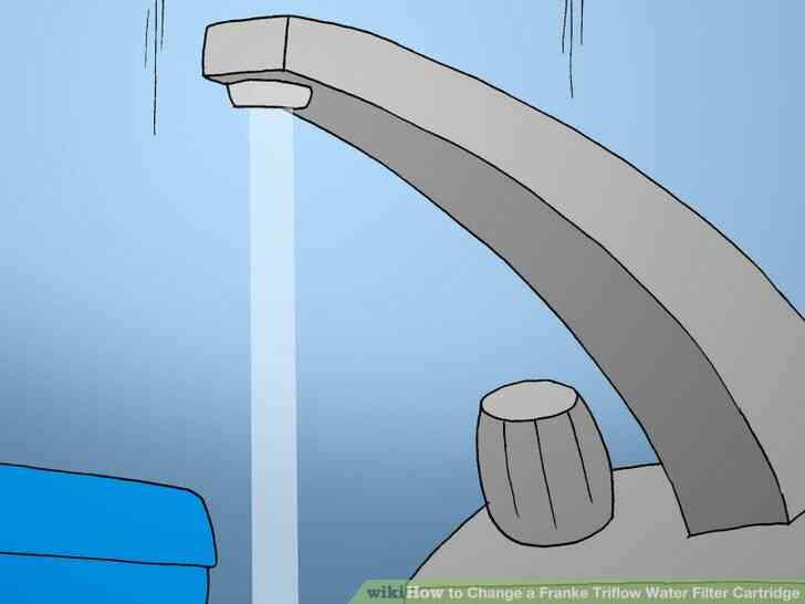 Image intitulé Modifier un Franke Triflow Filtre à Eau la Cartouche de l